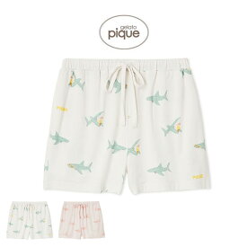 SALE40%OFF ジェラートピケ gelato pique 接触冷感 SHARK柄ショートパンツ pwcp252296 ジェラピケ ルームウェア パジャマ 部屋着 レディース ギフト プレゼントにおすすめ セレクトショップムー