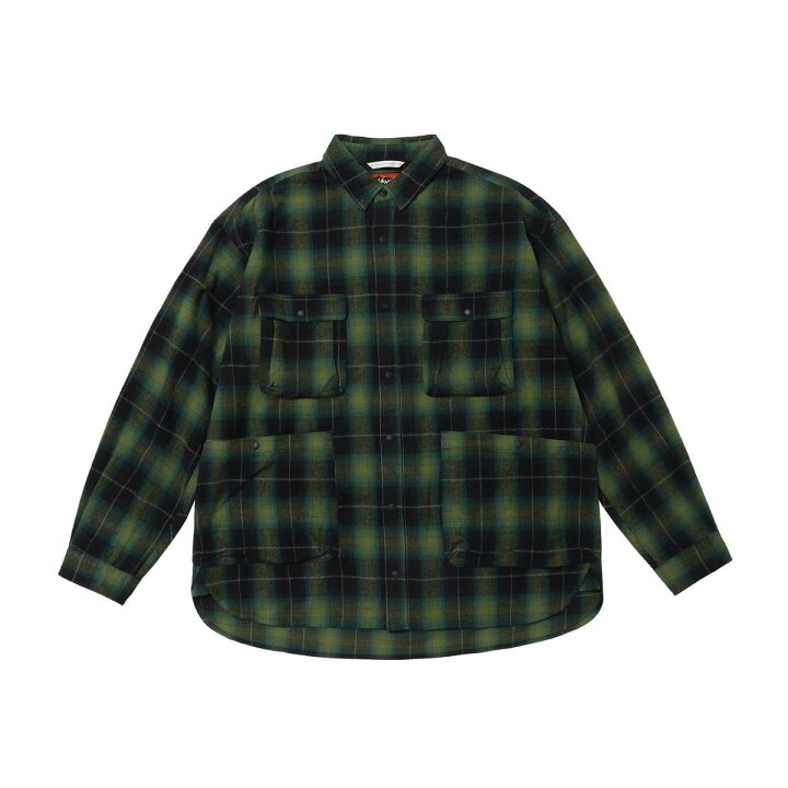 楽天市場】NANGA ナンガ FADE PLAID CAMP SHIRT(MEN) フェードプレイド 