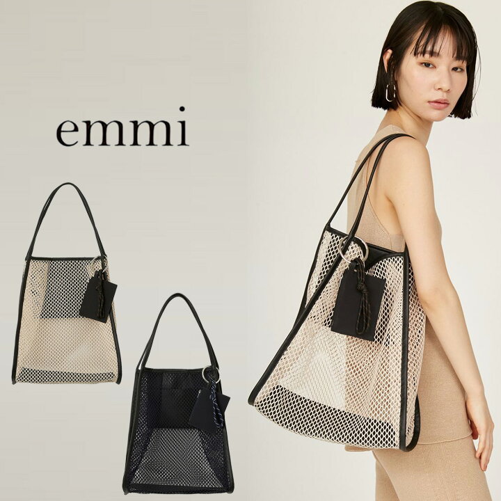 楽天市場】エミ アトリエ emmi atelier メッシュトートバッグ 