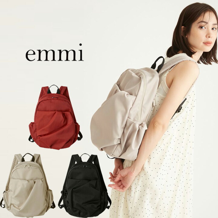 楽天市場】エミ アトリエ emmi atelier ツイルギャザーボディーバック 