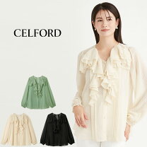 楽天市場】celford(セルフォード) フリルブラウスの通販 