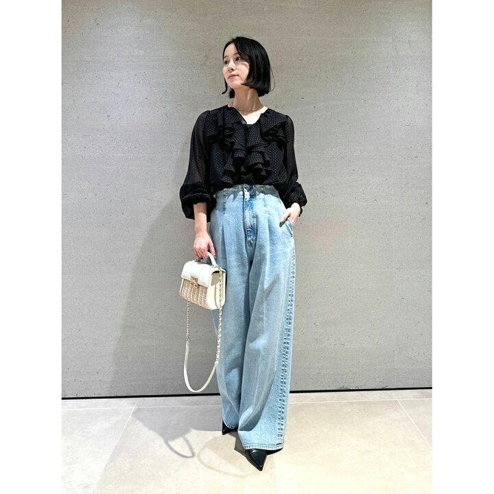楽天市場】SALE40%OFF セルフォード CELFORD シフォンフリルブラウス 