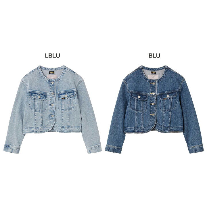 CELFORD × Lee ノーカラーデニムジャケット