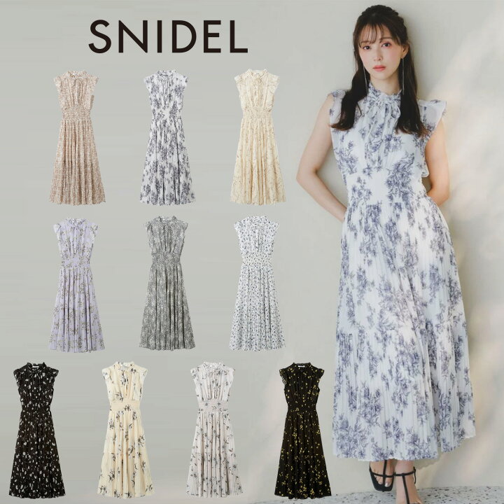 楽天市場】スナイデル SNIDEL Sustainable20周年プリントワンピース  