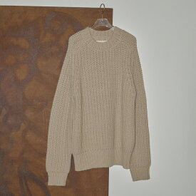 (予約)TODAYFUL トゥデイフル Lowgauge Knit Pullover ローゲージニットプルオーバー 12420521(12月上旬以降入荷) トップス レディース ゆったり ハンドニット メンズライク 2024冬 2024winter セレクトショップムー