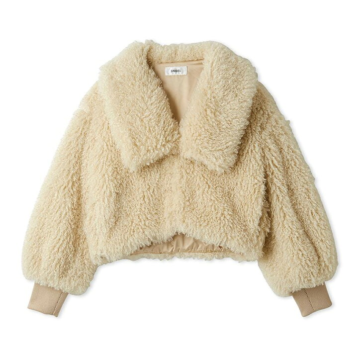 楽天市場】SNIDEL スナイデル エコファーショートジャケット  