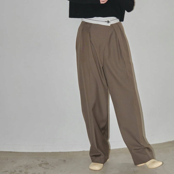楽天市場】TODAYFUL トゥデイフル Front Slanting Trousers フロント  