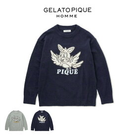 (30日限定ポイント10倍)GELATO PIQUE HOMME ジェラートピケ オム KOUSUKE SHIMIZU エアモコプルオーバー phnt241970 メンズ トップス 部屋着 ルームウェア パジャマ コラボ 軽い着心地 新生活 ギフト プレゼントにおすすめ 2024春 セレクトショップムー