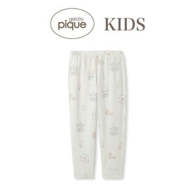 gelato pique kids ジェラートピケ キッズ KIDS メリーゴーランド柄ロングパンツ pkcp241446 ジェラピケ 子供服 ボトムス 部屋着 パジャマ ルームウェア 親子 リンクコーデ ギフト プレゼントにおすすめ 2024春 セレクトショップムー【S10】