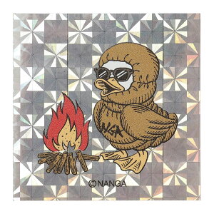 NANGA �i���K HOLOGRAPHIC GAAACY SQUARE STICKER / �z���O���t�B�b�N�K�[�V�[�X�N�G�A�X�e�b�J�[ �A�E�g�h�A �L�����v �z���O���� �M�t�g�ɂ������� �Z���N�g�V���b�v���[�yP10�z