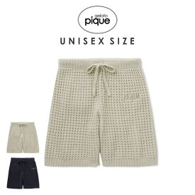 GELATO PIQUE ジェラートピケ UNISEX ワッフルハーフパンツ punp241086 ジェラピケ ユニセックス メンズ レディース ボトムス 部屋着 ルームウェア パジャマ ギフト プレゼントにおすすめ 2024春 セレクトショップムー【S10】