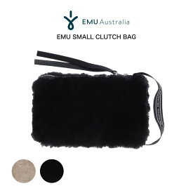 EMU エミュー Small Clutch スモールクラッチ w7014 Australia クラッチバッグ BAG シープスキン スエード リストループ ファッショナブル ギフト プレゼントにおすすめ セレクトショップムー