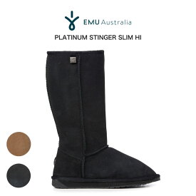 EMU エミュー Platinum Stinger Slim Hi プラチナスティンガースリムハイ wp20004 Australia ムートンブーツ 防水 足の冷え対策 通気性 耐久性 快適 シープスキン インソール取り外し可能 セレクトショップムー