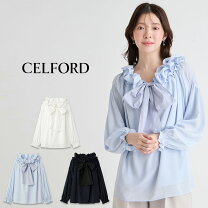 楽天市場】celford(セルフォード) フリルブラウスの通販