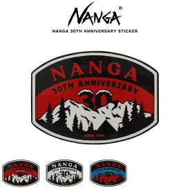 (1日24H限定ポイント10倍)NANGA ナンガ NANGA 30TH ANNIVERSARY STICKER ナンガ 30イヤー アニバーサリー ステッカー アウトドア キャンプ シール ギフト プレゼントにおすすめ