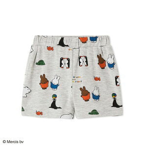 ジェラートピケ ベビー gelato pique Dick Bruna BABY 接触冷感 総柄ショートパンツ pbcp254416 ジェラピケ 赤ちゃん ミッフィー パジャマ 部屋着 ルームウェア 出産祝い 2025秋 ギフト プレゼント セレク