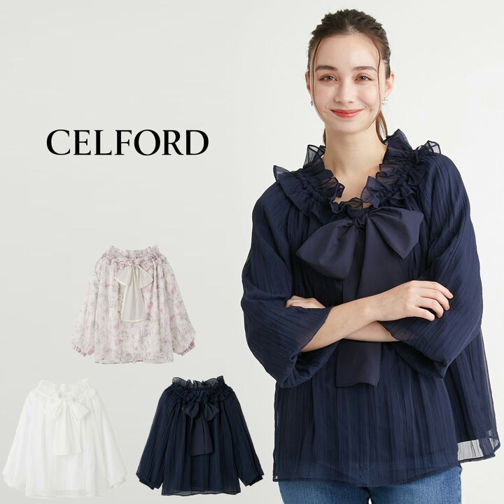 楽天市場】セルフォード CELFORD シアースモックブラウス cwfb251086 