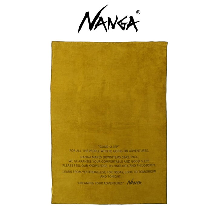 楽天市場】NANGA ナンガ GOOD SLEEP MONOCHROME COTTON BLANKET 
