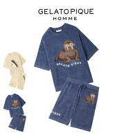 ジェラートピケ オム GELATO PIQUE HOMME 接触冷感 スムーズィーliteシーアニマルジャガードプルオーバー…