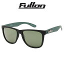 Fullon(フローン) 偏光サングラス Rubber Finish fbl043-30/フレーム : Matte Black・Matte Dark Green レンズ : Smoke Mirror 偏光 釣り ドライブ アウトドア用 偏光レンズ UVカット 父の日ギフト メンズ・レディース