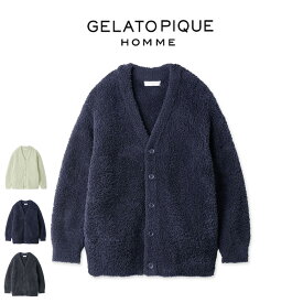 GELATO PIQUE HOMME ジェラートピケオム ベーシックジェラートカーディガン pmnt239131 ジェラピケ パジャマ メンズ ルームウェアー 部屋着 羽織 トップス 長袖 ギフト プレゼントにおすすめ セレクトショップムー