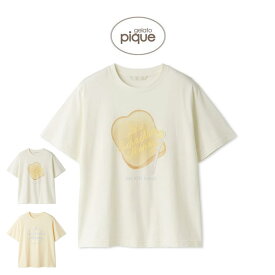 ジェラートピケ gelato pique モーニングワンポイントTシャツ pwct252280 ジェラピケ ルームウェア パジャマ 部屋着 レディース 2025夏 ギフト プレゼントにおすすめ セレクトショップムー【P10】