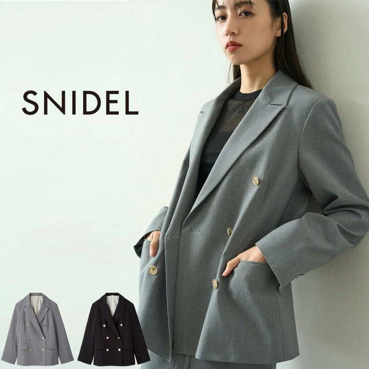 楽天市場】スナイデル SNIDEL Sustainableイレギュラー金ボタン 