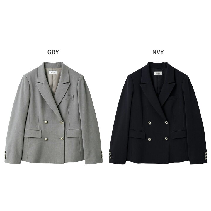 楽天市場】スナイデル SNIDEL Sustainableダブルブレストジャケット 