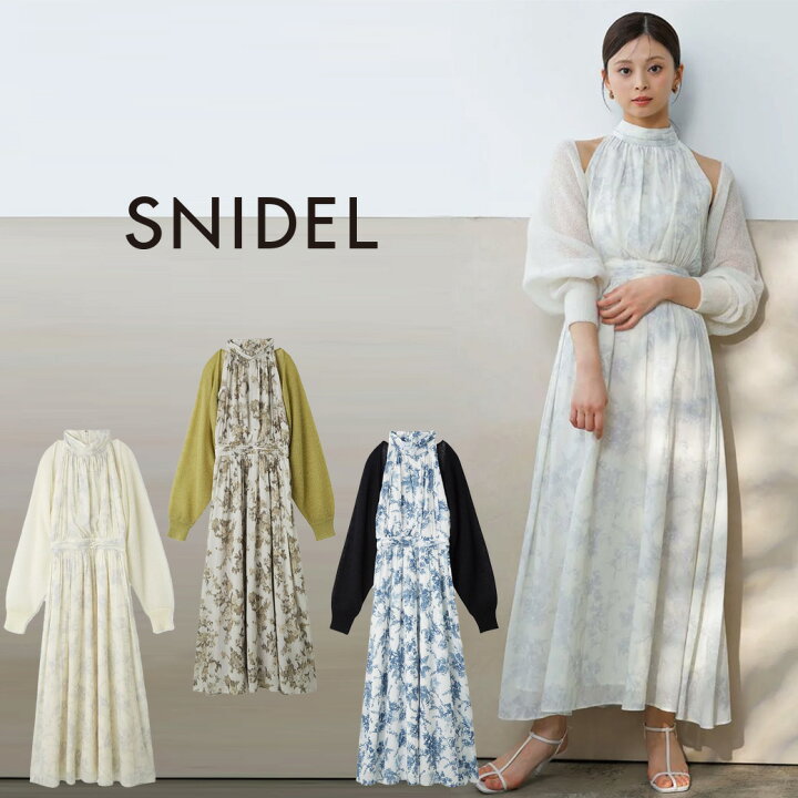 楽天市場】スナイデル SNIDEL アメスリワンピース×ボレロカーデセット  