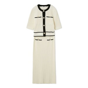 (���|�C���g�o�b�N��P�ő�10�{)SALE40%OFF �X�i�C�f�� SNIDEL ���^���{�^���j�b�g�Z�b�g�A�b�v swno254077 ���f�B�[�X �g�b�v�X �^�C�g�X�J�[�g �㉺�Z�b�g �����C�� ������ �Z���N�g�V���b�v���[�yP