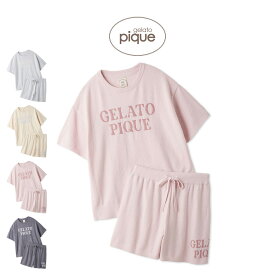 ジェラートピケ gelato pique スムーズィーロゴジャガードプルオーバー&ショートパンツセット pwnt262061 レディース ジェラピケ パジャマ ルームウェア 部屋着 上下セット 2026夏 ギフト プレゼントにおすすめ セレクトショップムー