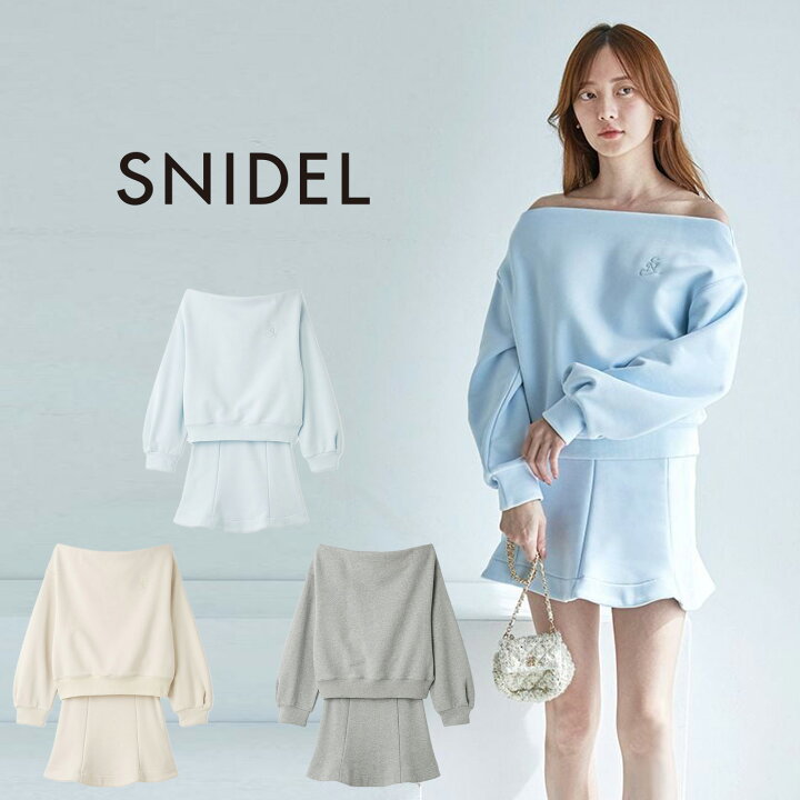 楽天市場】SALE40%OFF スナイデル SNIDEL Sustainableオフショル 