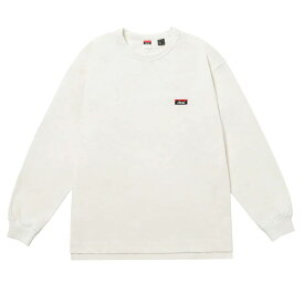 NANGA ナンガ ECO HYBRID BOX LOGO EMBROIDERY L/S TEE エコハイブリッド ボックスロゴ エンブロイダリー ロングスリーブティー カットソー ユニセックス アウトドア ギフトにおすすめ