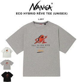 NANGA ナンガ ECO HYBRID RÊVE TEE (UNISEX) エコハイブリッド レーヴティー (ユニセックス) 半袖 アウトドア ギフトにおすすめ