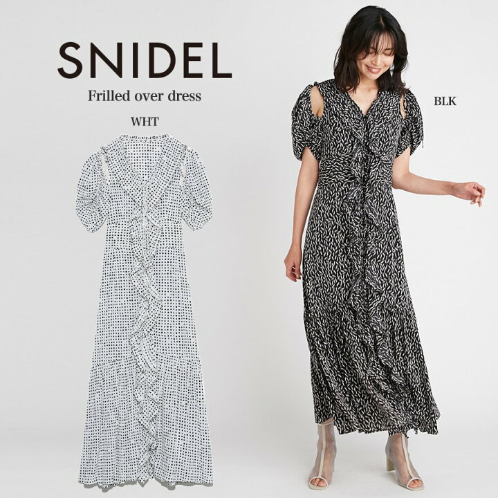 楽天市場】(SALE50%OFF) SNIDEL スナイデル フリルオーバーワンピース 