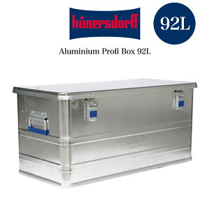 (�労�ӍՃ|�C���g�ő�10�{)hunersdorff Aluminium Profi Box 92L �q���[�i�[�X�h���t �A���~�v���t�B�{�b�N�X 452350 �L�����v �C���e���A ���[�{�b�N�X �A���~�R���e�i �ЊQ�p���~BOX�yP10�z