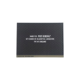 (マラソン限定ポイント最大10倍)POST GENERAL(ポストジェネラル) RUBBER BAR MAT / ラバー バーマット キャンプ キッチン 水切りマット アウトドア【P10】