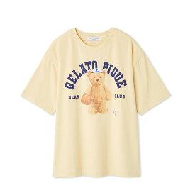 ジェラートピケ オム GELATO PIQUE HOMME スポーティベアワンポイントTシャツ pmct254984 メンズ 部屋着 ルームウェア パジャマ トップス 2025秋 ギフト プレゼントにおすすめ セレクトショップムー【P10】