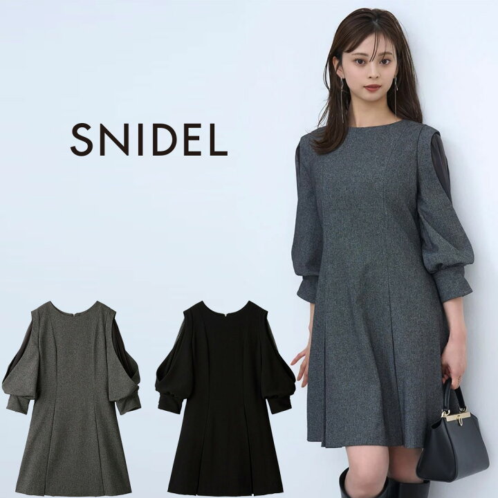 楽天市場】SNIDEL スナイデル シアーショルダーミニワンピース 