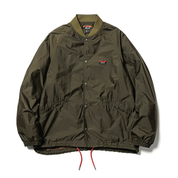 楽天市場】NANGA ナンガ RIB COLLAR COACH JACKET リブカラーコーチ 