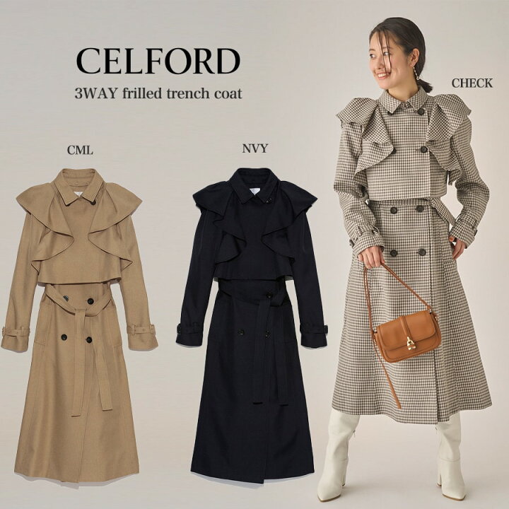 楽天市場】(SALE40%OFF) セルフォード CELFORD 通販 3WAYフリル 