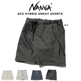 NANGA ナンガ ECO HYBRID SWEAT SHORTS/エコハイブリッド スウェットショーツ ユニセックス ショートパンツ 部屋着 アウトドアフィールド リサイクルコットン ギフトにおすすめ