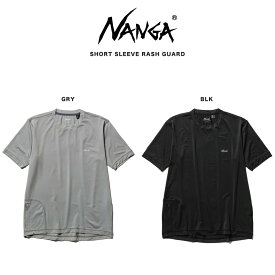 ナンガ NANGA SHORT SLEEVE RASH GUARD ショートスリーブ ラッシュガード 水陸両用 Tシャツ UV対策 アウトドア レジャー ランニング ギフトにおすすめ