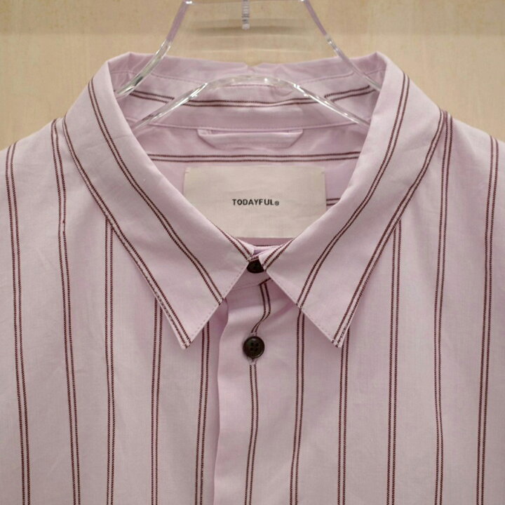 楽天市場】TODAYFUL トゥデイフル Stripe Pocket Shirts ストライプ 