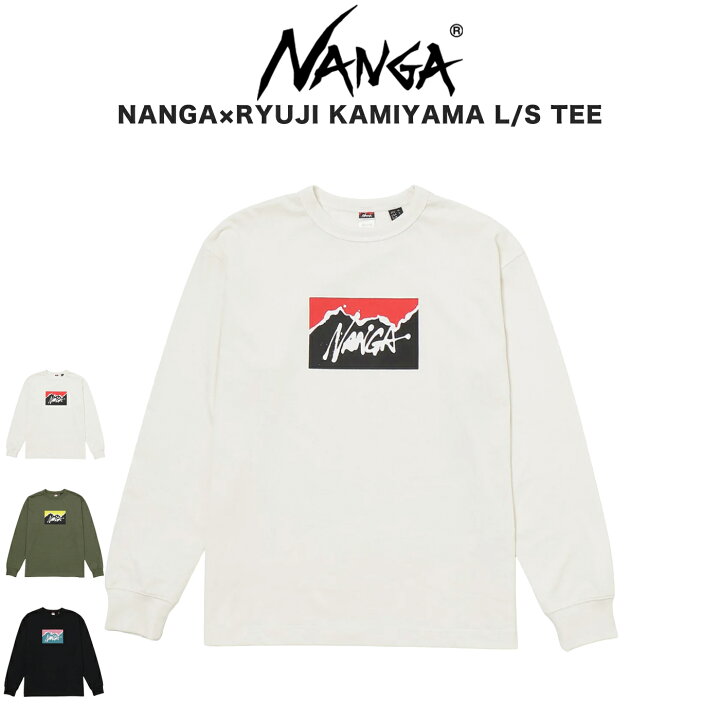 楽天市場】NANGA ナンガ NANGA×RYUJI KAMIYAMA L/S TEE リュウジ 