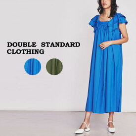 SALE30%OFF DOUBLE STANDARD CLOTHING ダブルスタンダードクロージング Sov. / フレアスリーブボリュームワンピース 0301140232 レディース ダブスタ ドレス ロング丈 フレア