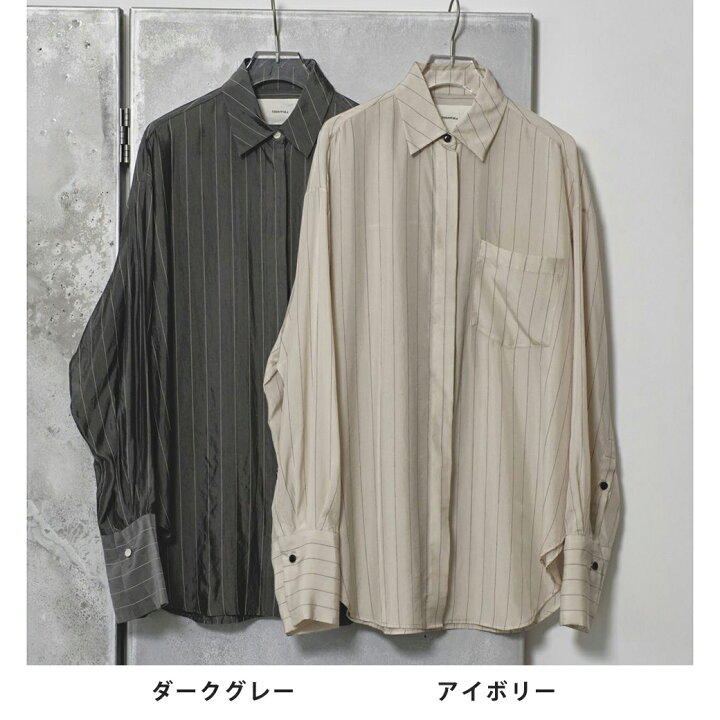 楽天市場】TODAYFUL トゥデイフル Stripe Silky Shirts ストライプ 
