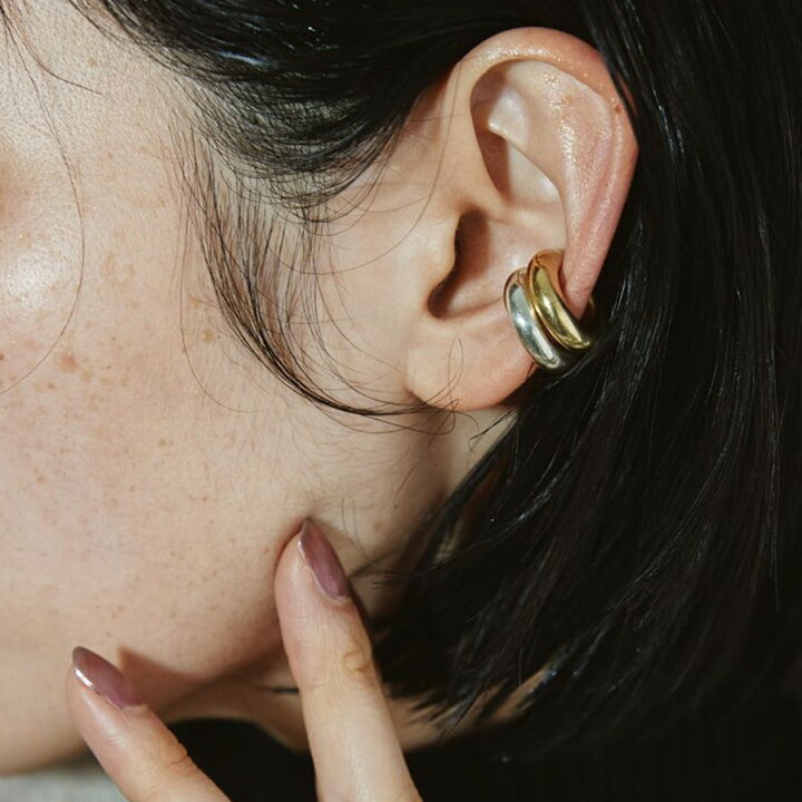 楽天市場】トゥデイフル TODAYFUL Round Hoop Earcuff (Silver925 
