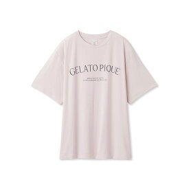 gelato pique ジェラートピケ レーヨンロゴTシャツ pwct241276 ジェラピケ パジャマ ルームウェア レディース 部屋着 トップス 半袖 なめらかな肌触り 新生活 ギフト プレゼントにオススメ 2024春 セレクトショップムー【S10】