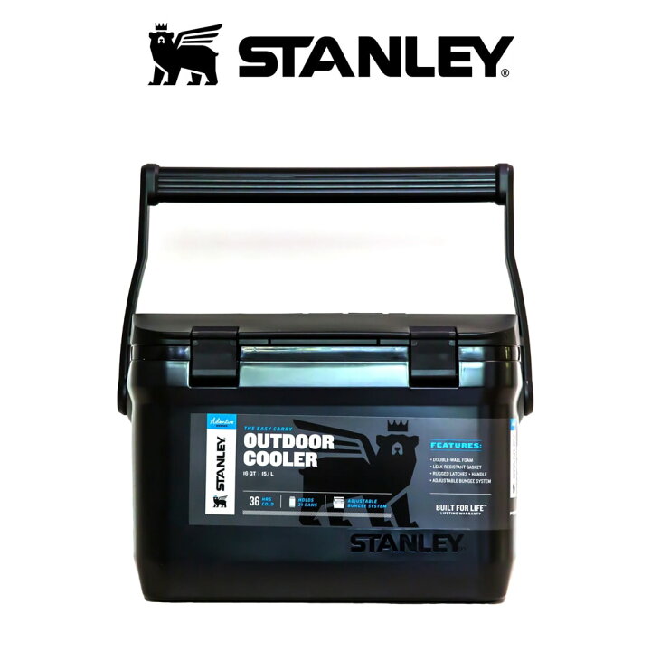 楽天市場】STANLEY スタンレー クーラーボックス 15.1L ブラック Pure 